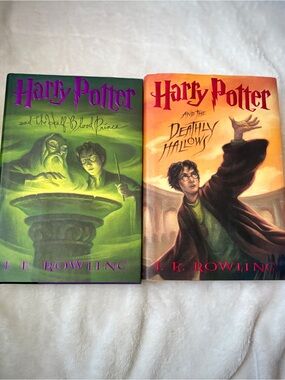 Harry Potter Hardcover Lot Half-Blood Prince & Deathly Hallows 6 & 7